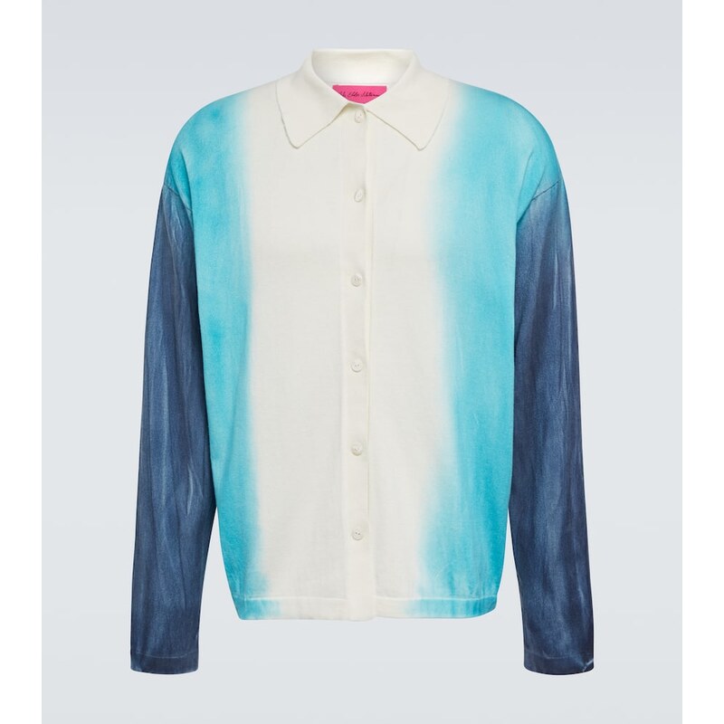 The Elder Statesman Cotton and cashmere cardigan
