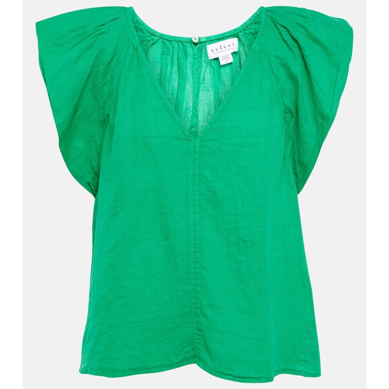 Velvet Ava linen top