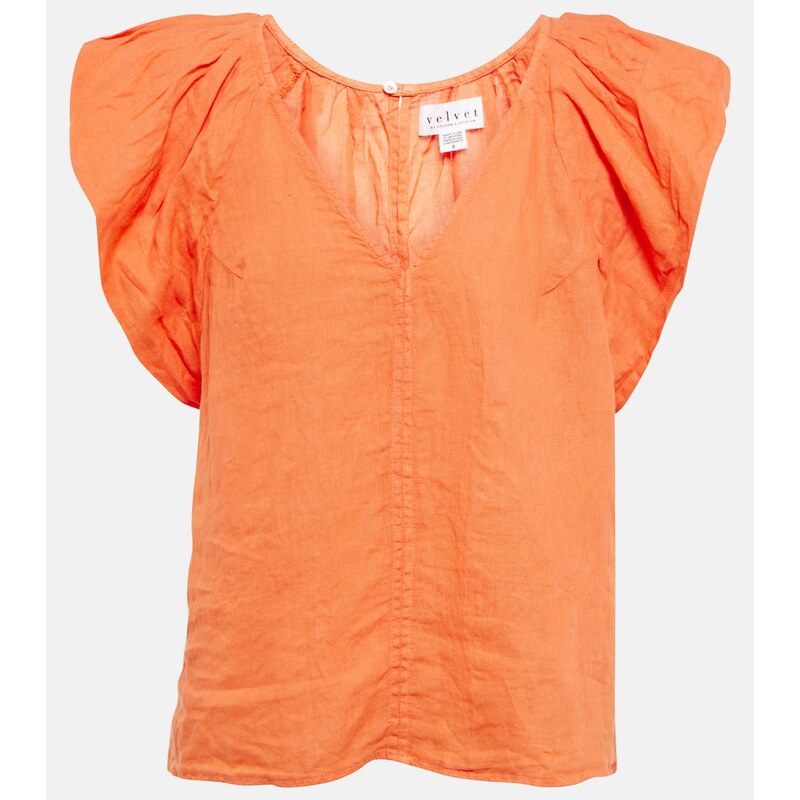 Velvet Ava linen top