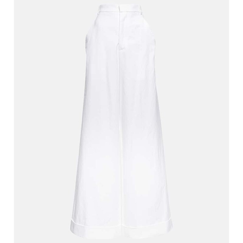 Ann Demeulemeester Dorothee wide-leg cotton canvas pants