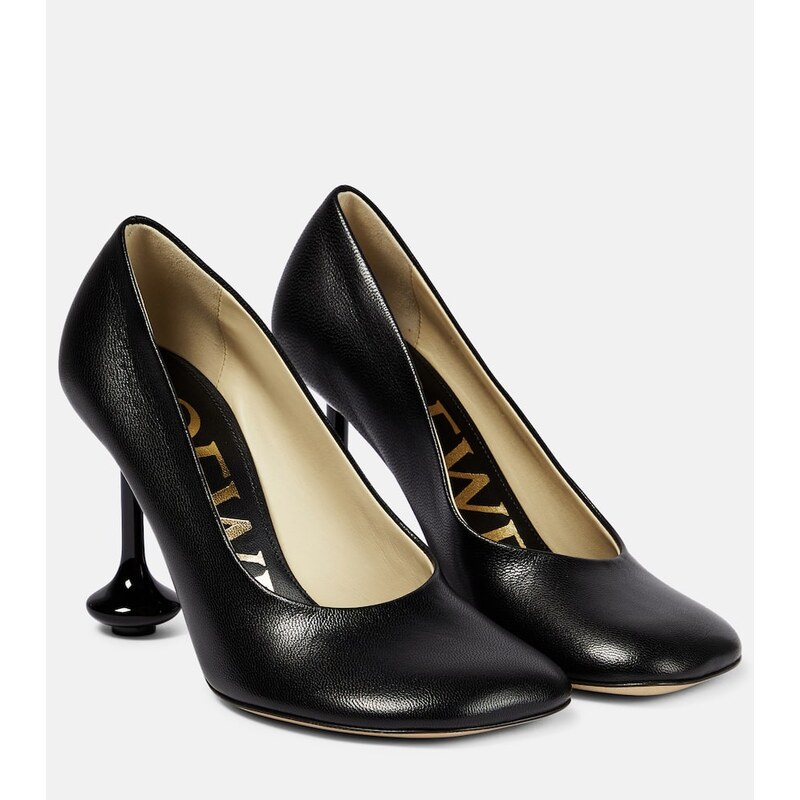 Loewe Toy leather pumps