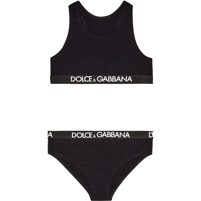 Dolce&Gabbana Kids Logo cotton-blend underwear set