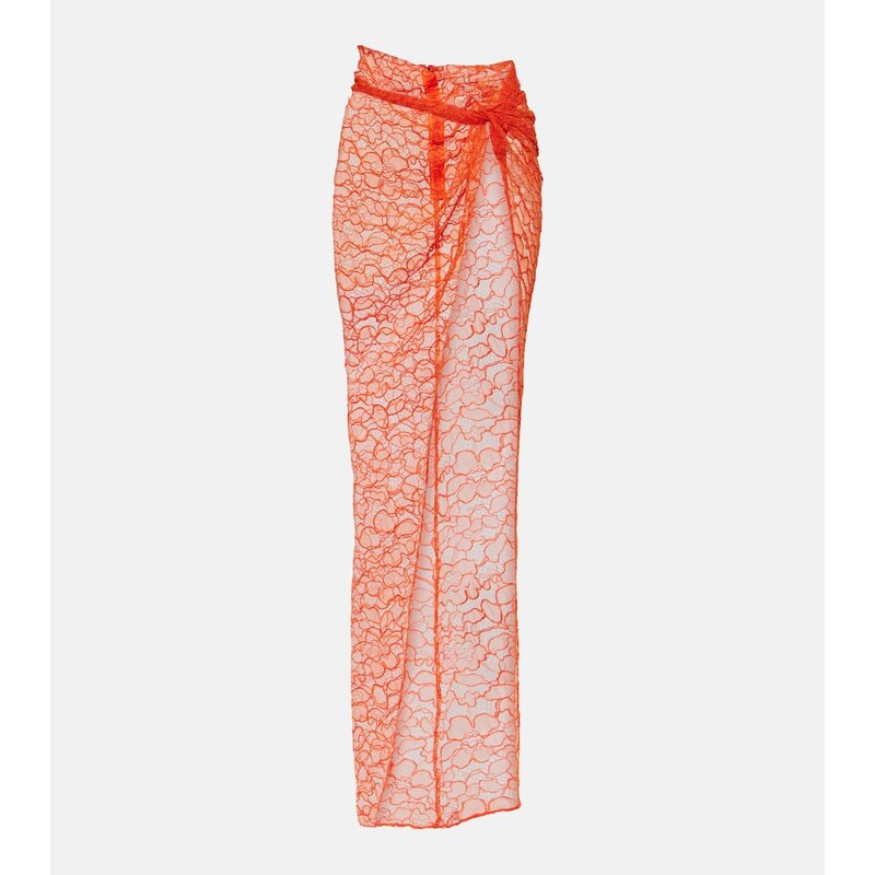 LaQuan Smith Lace wrap skirt