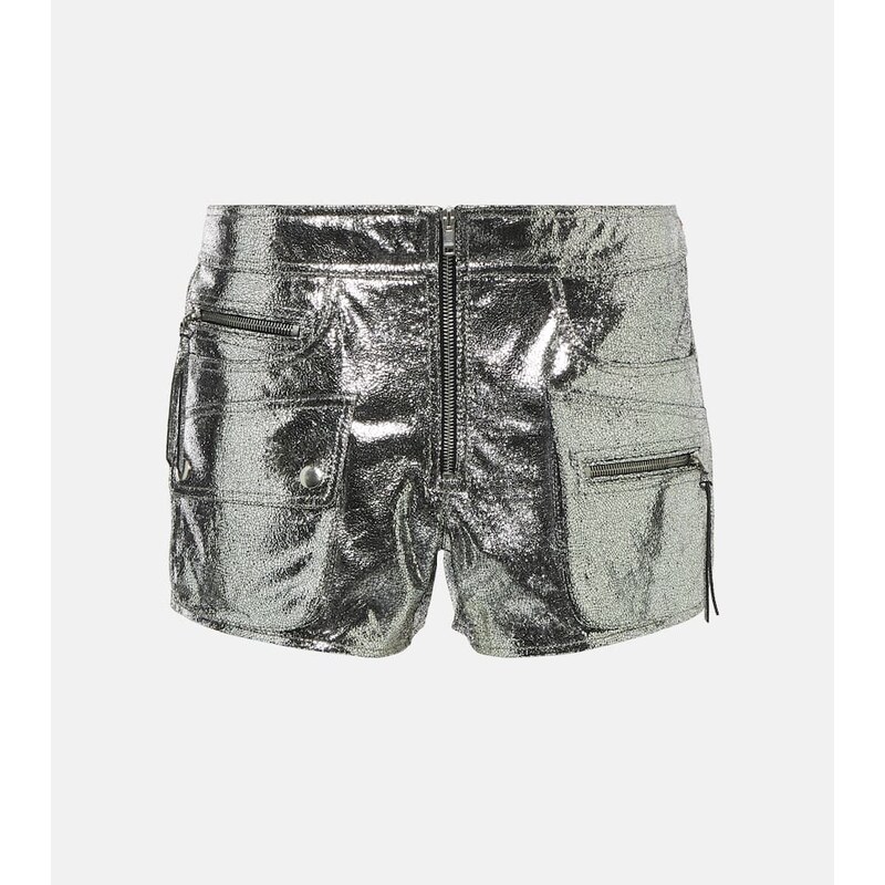 Isabel Marant Coria low-rise leather shorts
