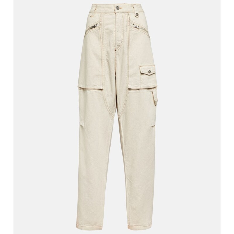 Isabel Marant Paciane wide-leg cargo jeans