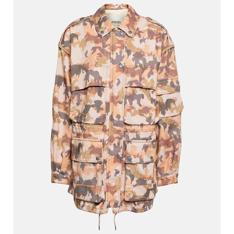 Isabel Marant Elize printed cotton jacket