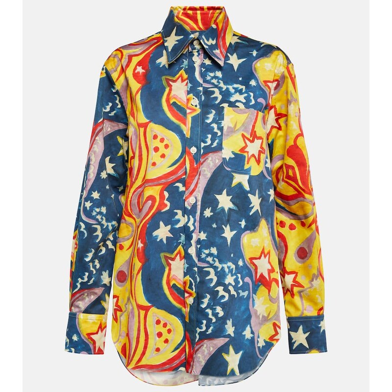 Marni x No Vacancy Inn printed cotton shirt