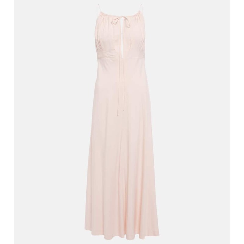 Toteme Halterneck silk maxi dress