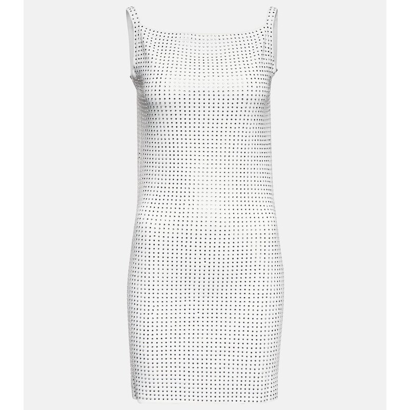 Aya Muse Pelina crystal-embellished minidress