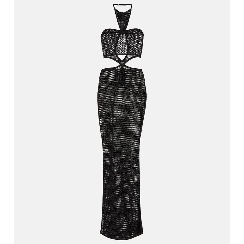 Aya Muse Cutout cotton-blend maxi dress