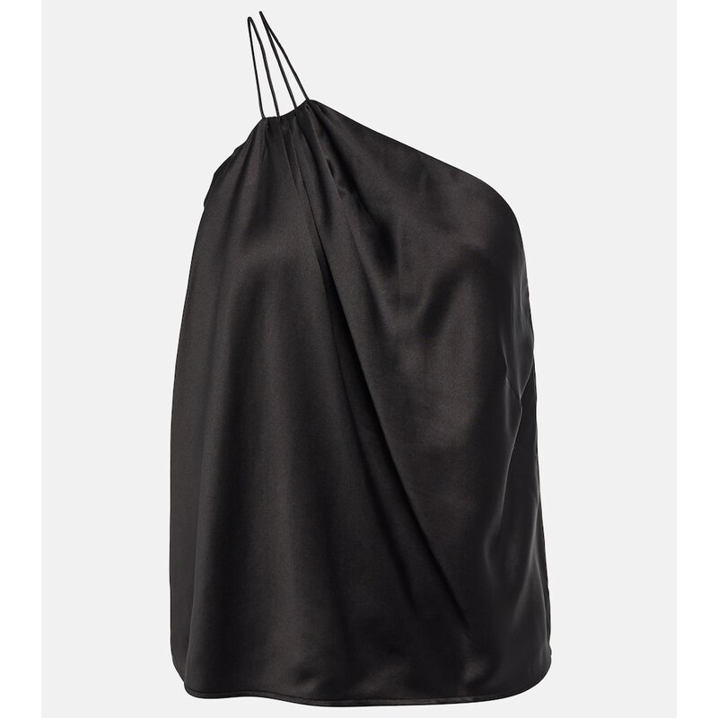 The Sei One-shoulder silk satin top