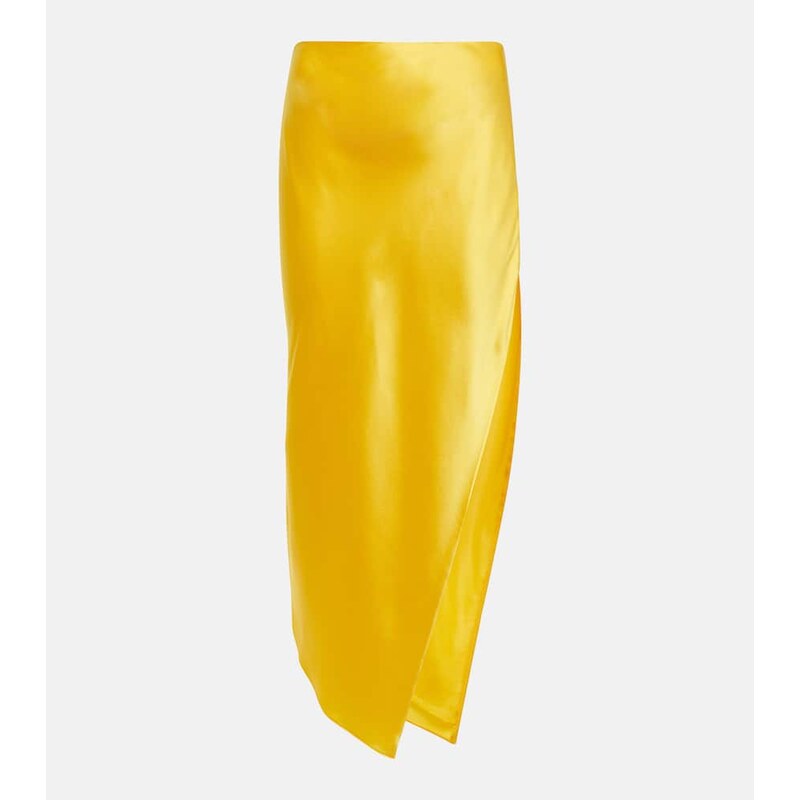 The Sei Silk midi skirt