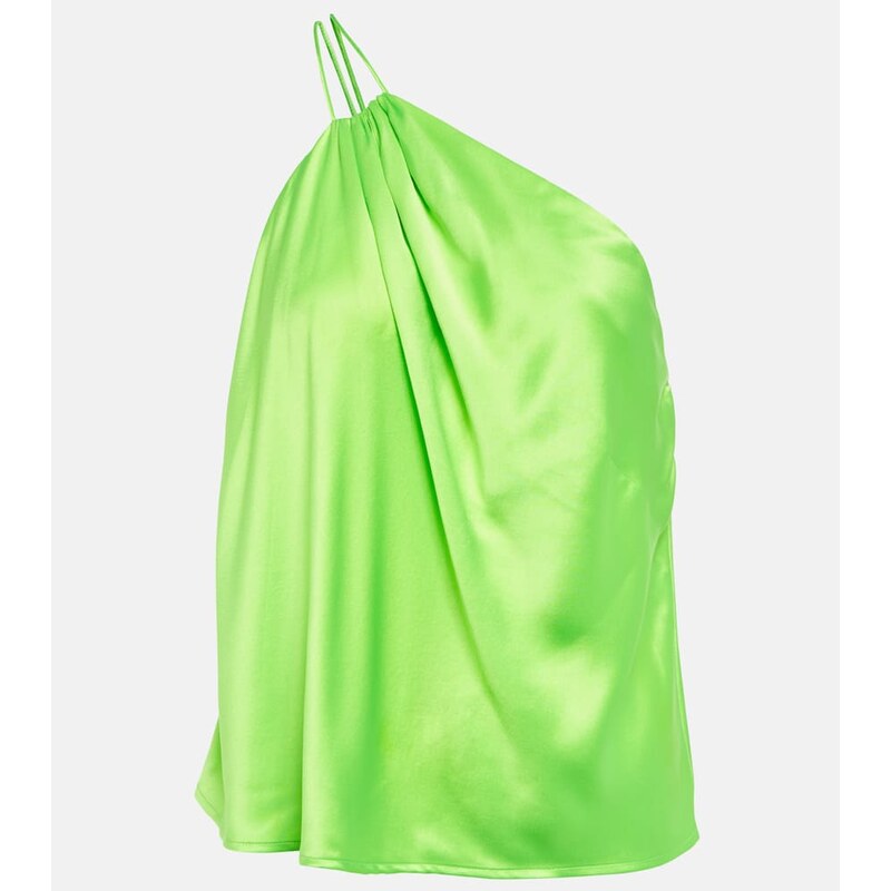 The Sei One-shoulder silk satin top