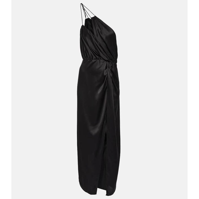The Sei One-shoulder silk midi dress