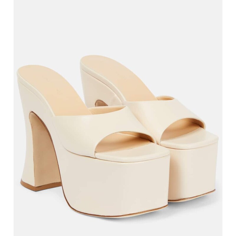Magda Butrym Leather platform mules