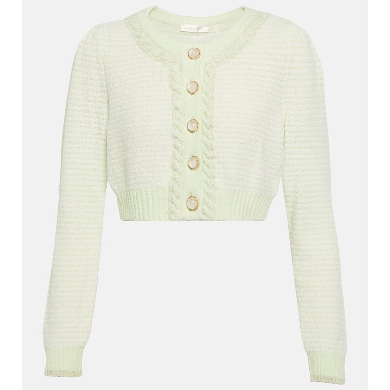 LoveShackFancy Twain cropped cardigan