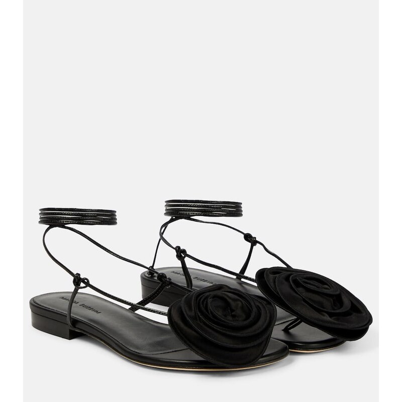 Magda Butrym AppliquÃ leather sandals
