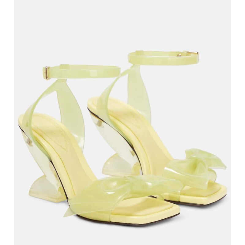 Zimmermann Jelly Bow 85 PVC wedge sandals