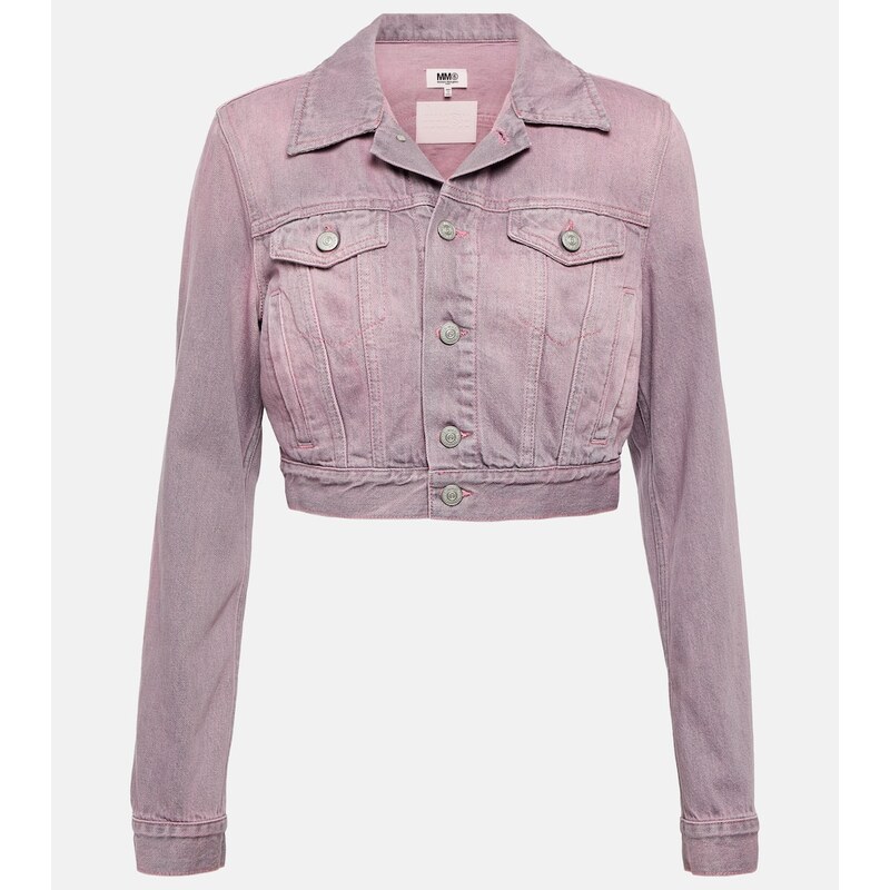 MM6 Maison Margiela Cropped denim jacket