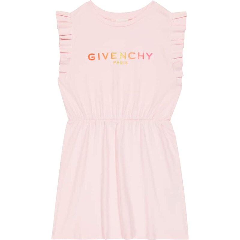 Givenchy Kids Ruffle-trimmed cotton dress