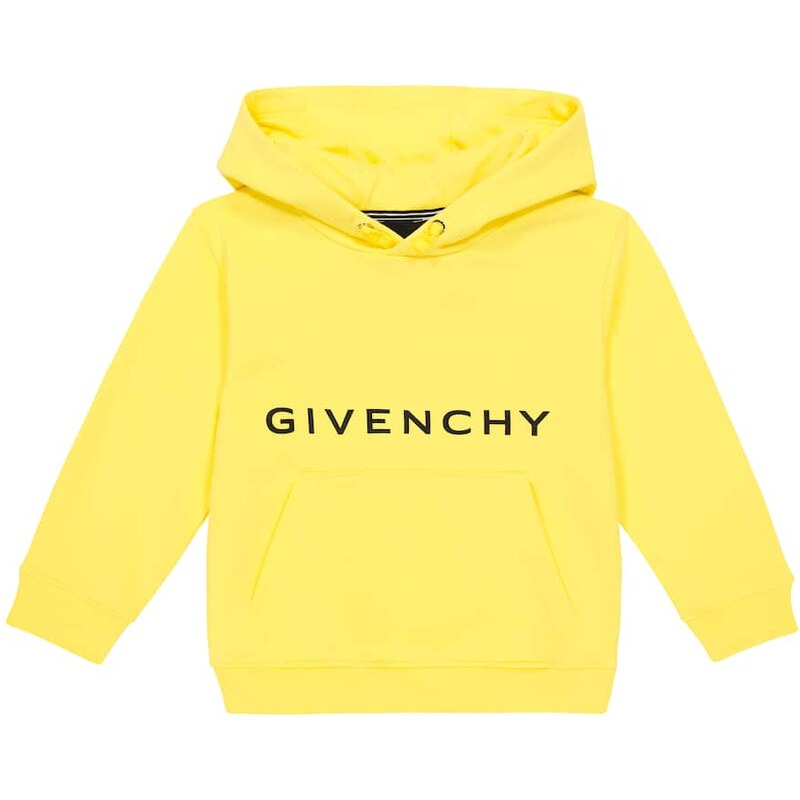 Givenchy Kids Logo cotton-blend hoodie
