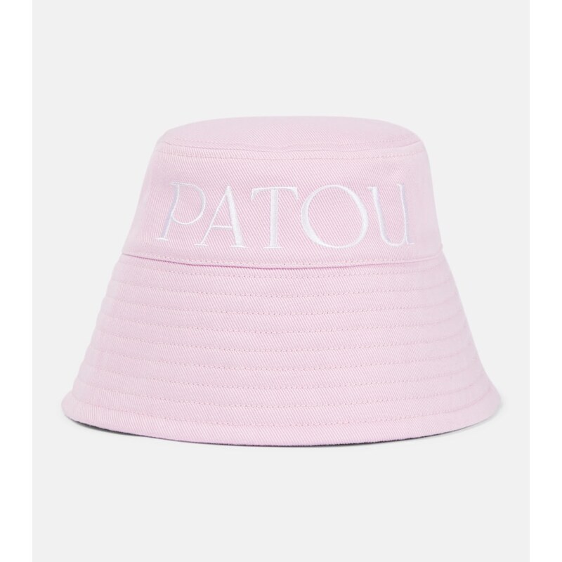 Patou Logo cotton drill bucket hat