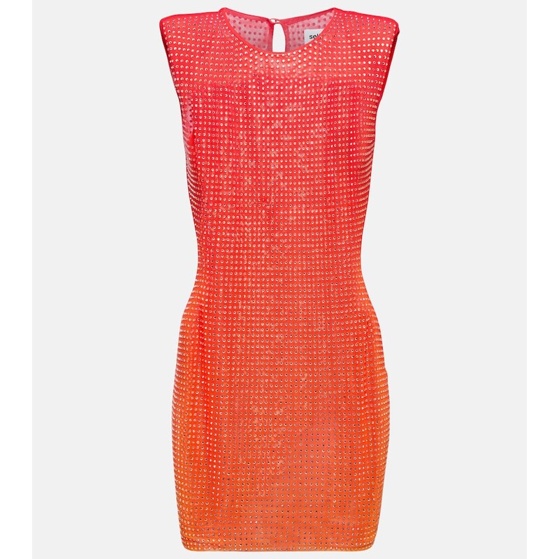 Self-Portrait Embellished minidress
