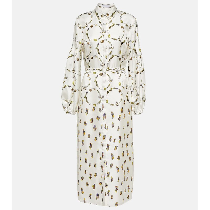 Gabriela Hearst Mauri printed silk twill maxi dress