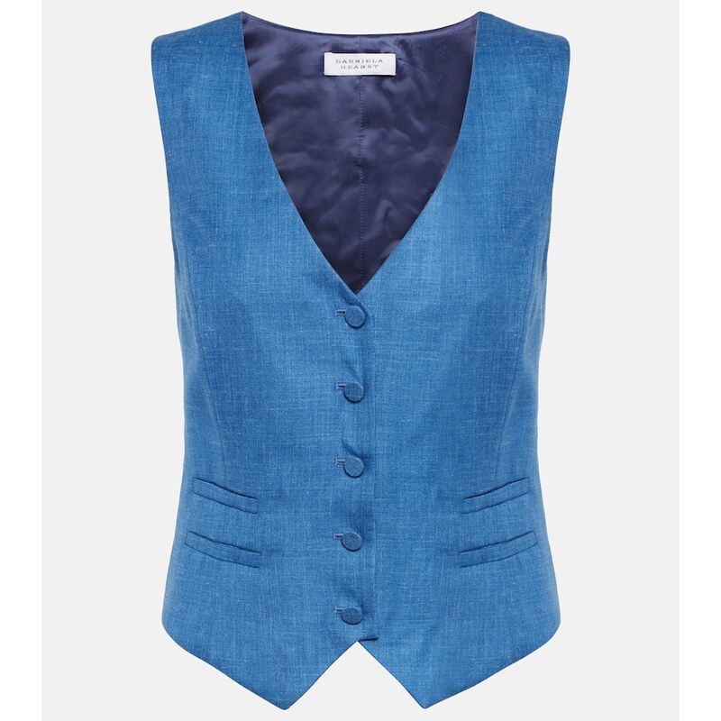 Gabriela Hearst Coleridge wool-blend vest