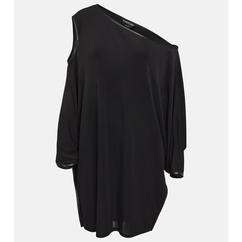 Tom Ford Draped crÃªpe jersey minidress