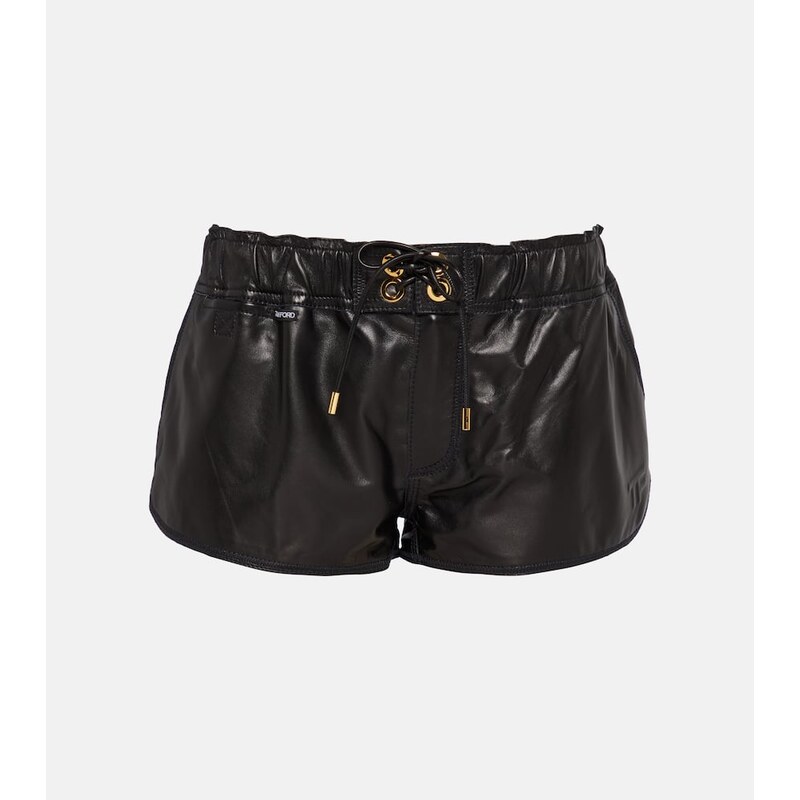 Tom Ford Leather micro shorts