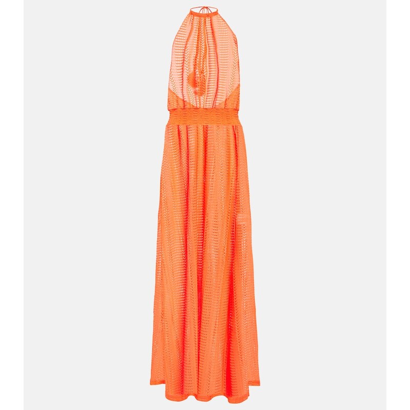 Melissa Odabash Maeva halter-neck maxi dress