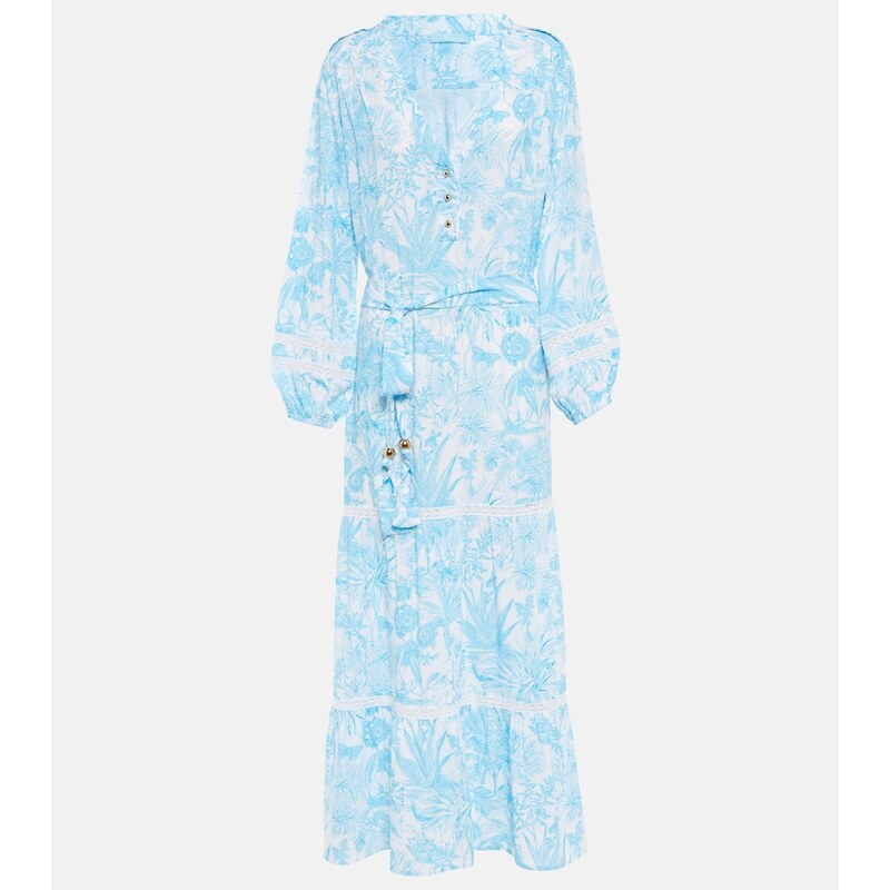 Melissa Odabash Wisteria printed maxi dress