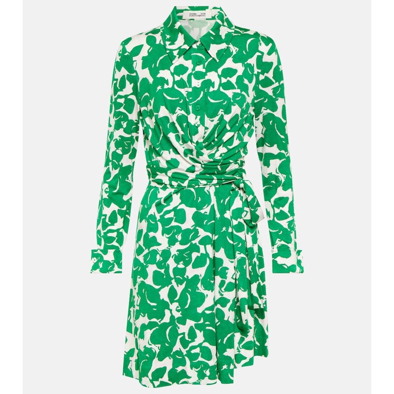 Diane von Furstenberg Didi floral wrap minidress