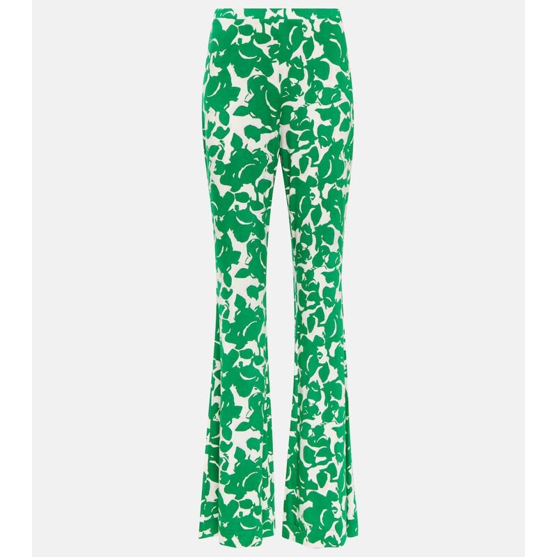 Diane von Furstenberg Brooklyn printed flared pants