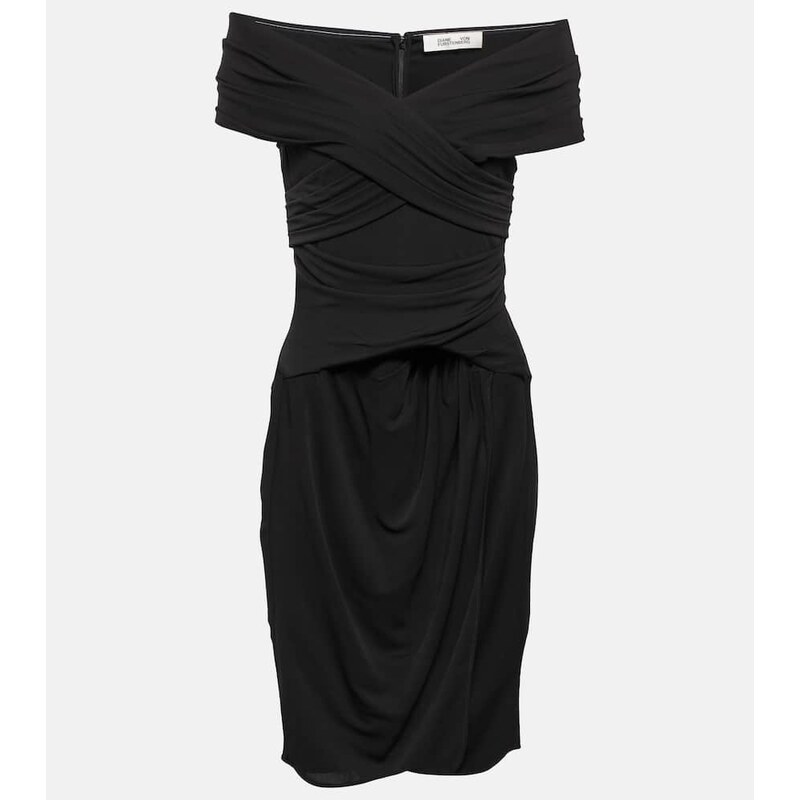 Diane von Furstenberg Off-shoulder jersey minidress