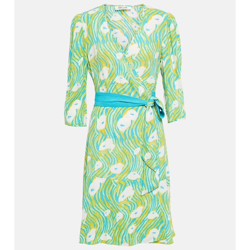 Diane von Furstenberg Belted printed minidress