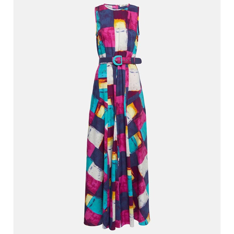 Diane von Furstenberg Elliot printed cotton-blend maxi dress