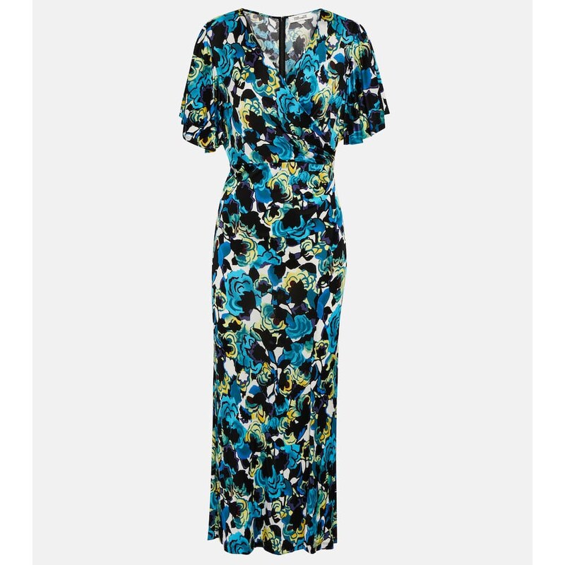 Diane von Furstenberg Zetna floral jersey midi dress