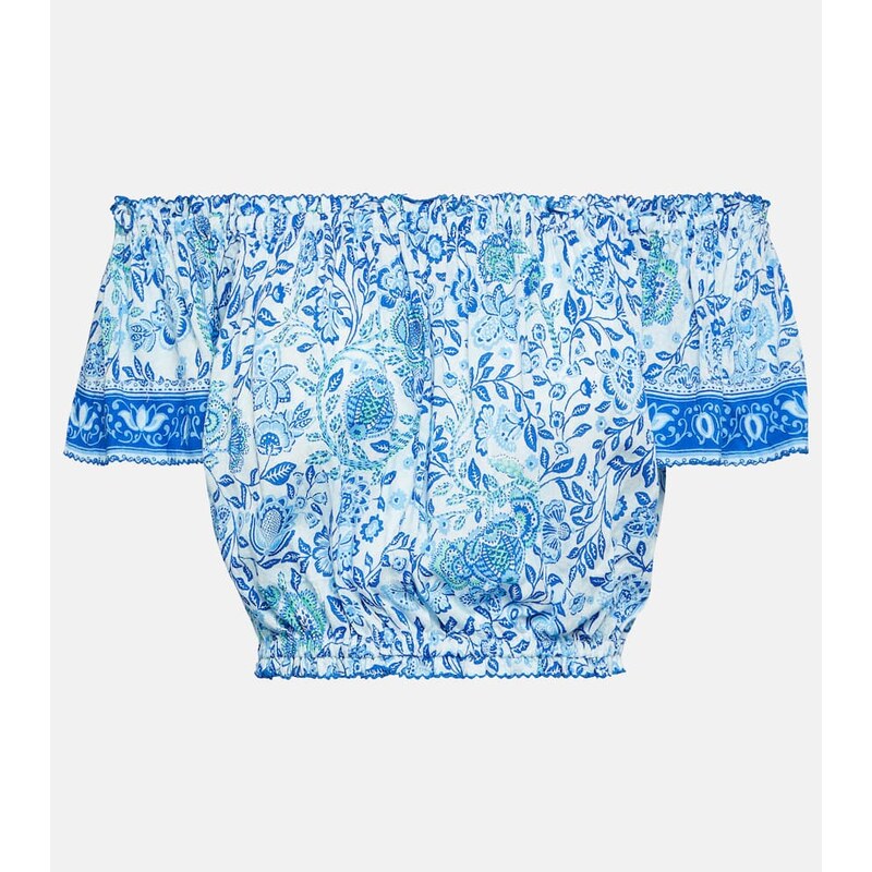 Poupette St Barth Camila printed top