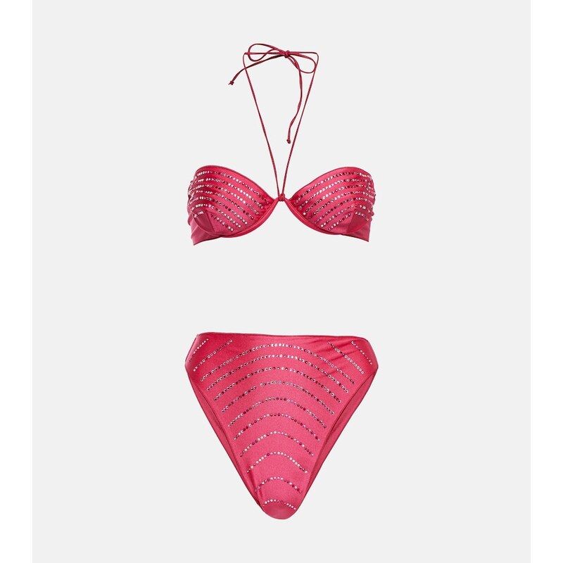 Oséree Gem embellished bikini set