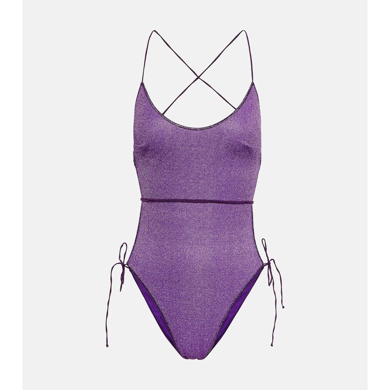 Oséree Lumière scoop-neck swimsuit