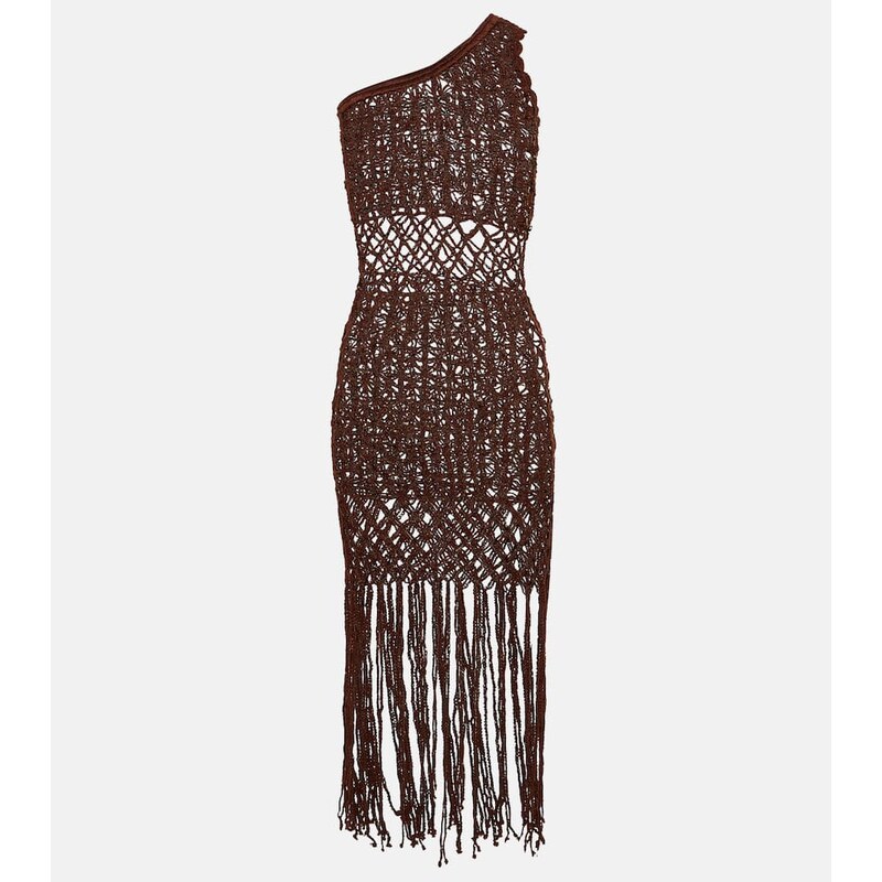 Anna Kosturova Crochet minidress
