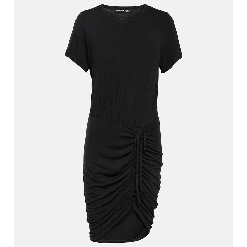 Veronica Beard Hannock ruched jersey minidress