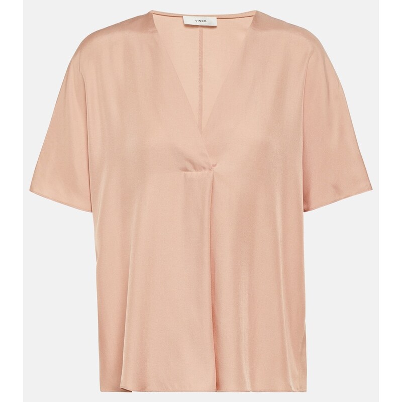 Vince Silk-blend top