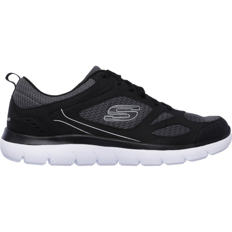 Skechers Muži Summits - South Rim Shoes v Černá/Bílý, Velikost