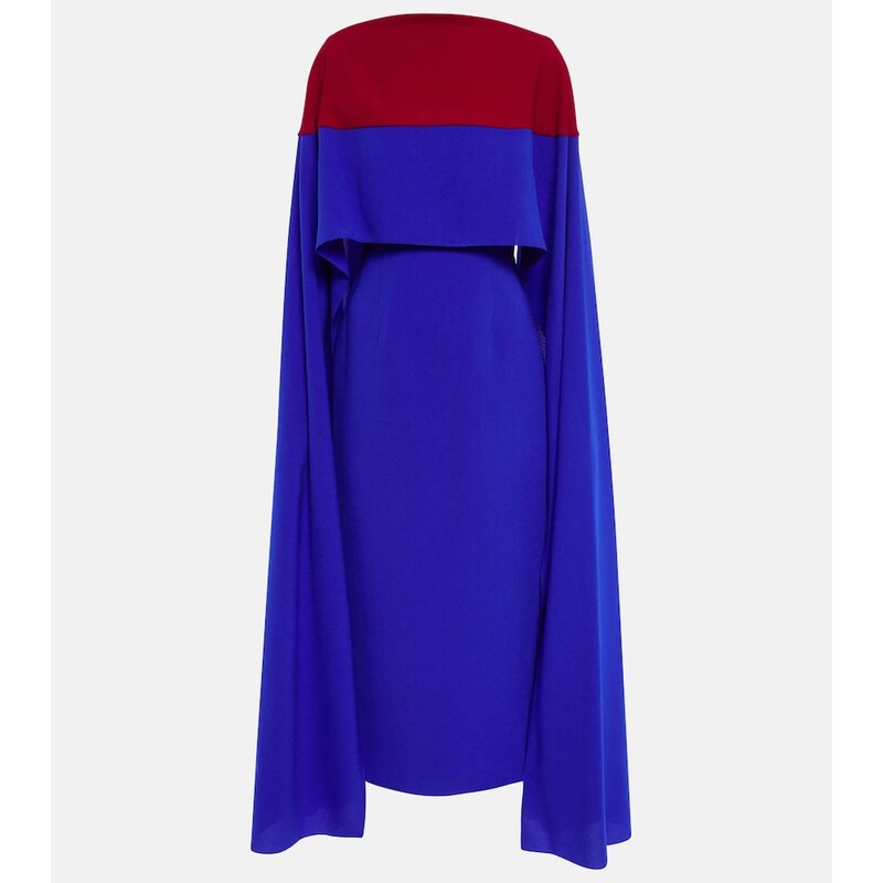 Roksanda Elina cape midi dress