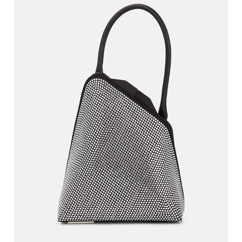The Attico Sunset Mini crystal-embellished tote bag