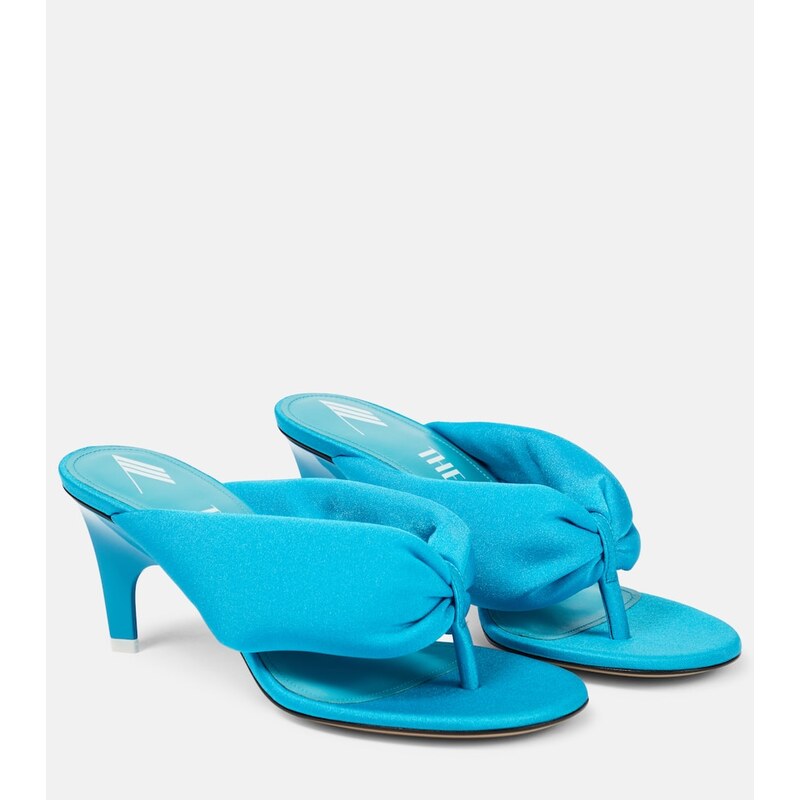 The Attico Rem satin thong sandals