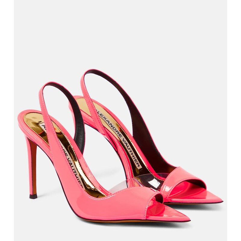 Alexandre Vauthier Patent leather and PVC sandals